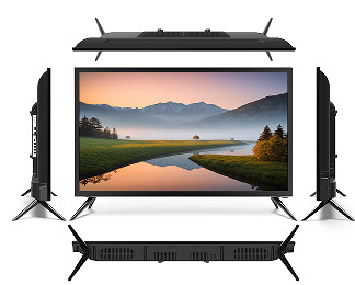 Dễ dàng cài đặt 40 Inch TV LED 2K LED TV Metal Housing With Frame