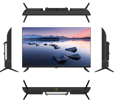Tivi LED tương tự độ nét cao độ nén siêu mỏng 50 inch Tivi 4K với vỏ nhựa