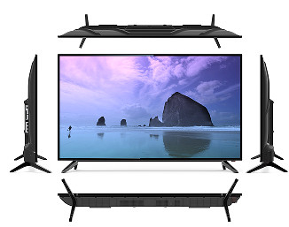 40 Inch Smart LED TV kính nóng đa ngôn ngữ Wifi LED TV