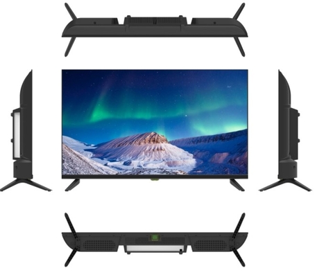 Thiết bị tùy biến 32 inch không khung Smart TV 2K màn hình LED màu đen với vỏ nhựa